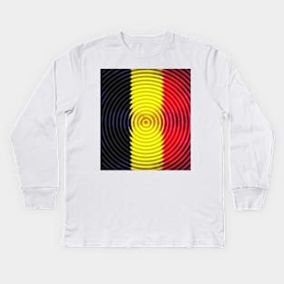 Belgium Kids Long Sleeve T-Shirt